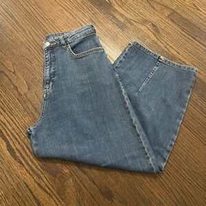 Pilcro the Kenna Mid-Rise Heritage Barrel Jeans